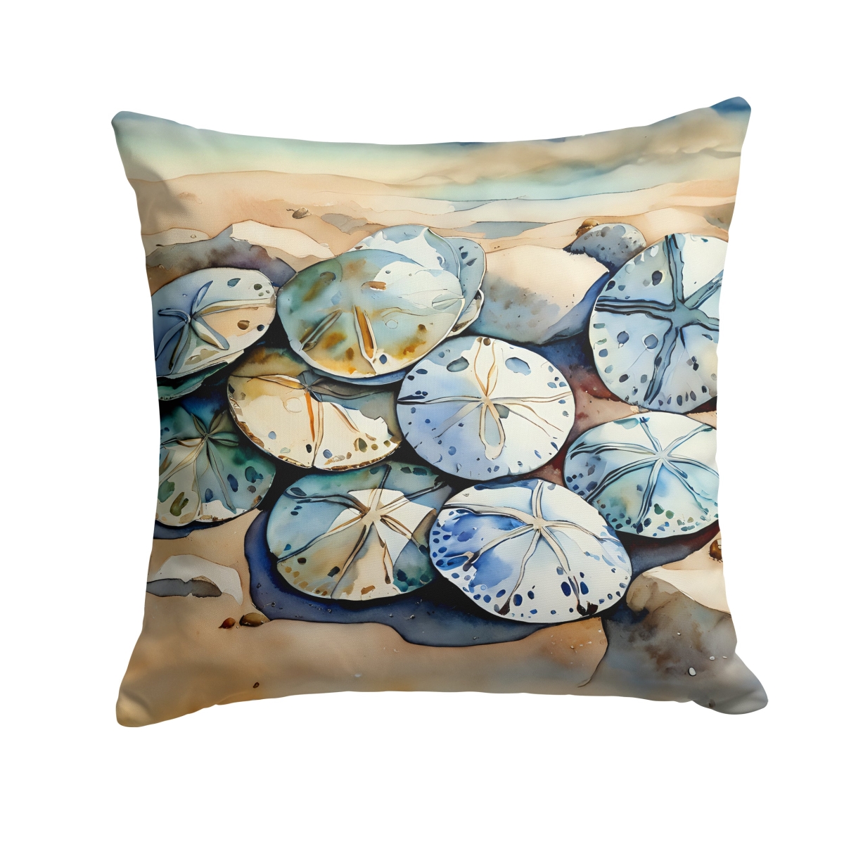 DAC2821PW1414 14 x 14 in. Sand Dollars Throw Pillow