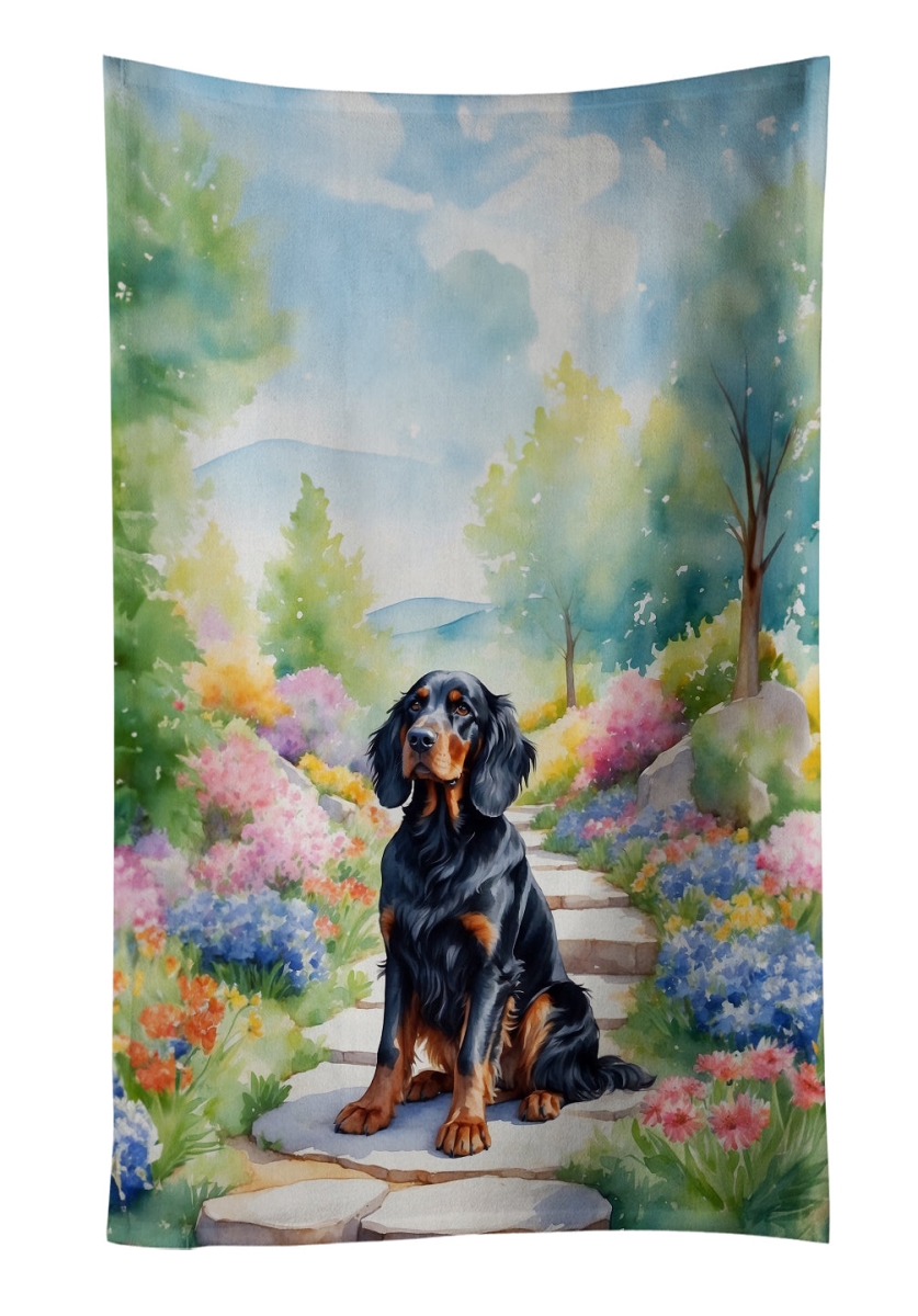 DAC6640KTWL 25 x 15 in. Gordon Setter Spring Path Kitchen Towel