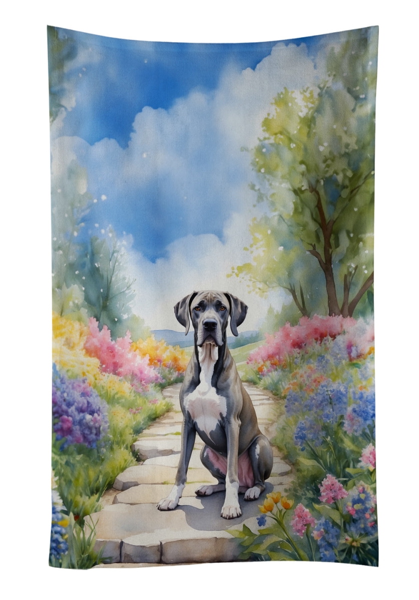 DAC6642KTWL 25 x 15 in. Great Dane Spring Path Kitchen Towel