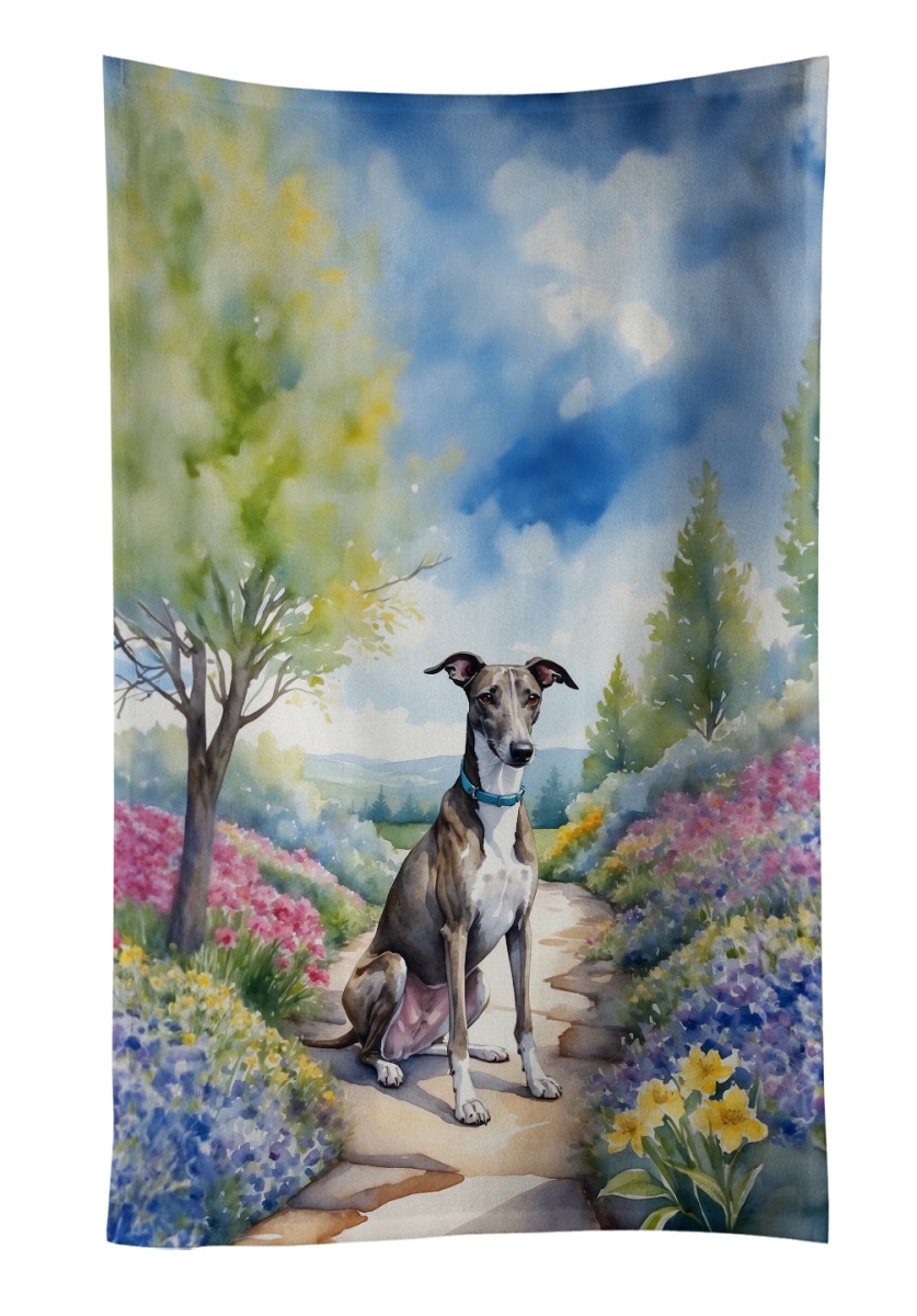 DAC6647KTWL 25 x 15 in. Greyhound Spring Path Kitchen Towel