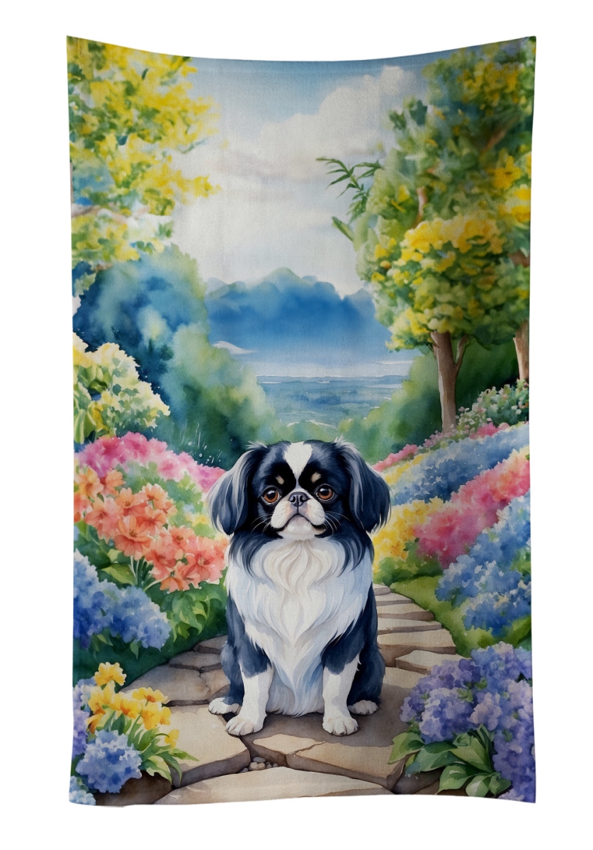 DAC6655KTWL 25 x 15 in. Japanese Chin Spring Path Kitchen Towel