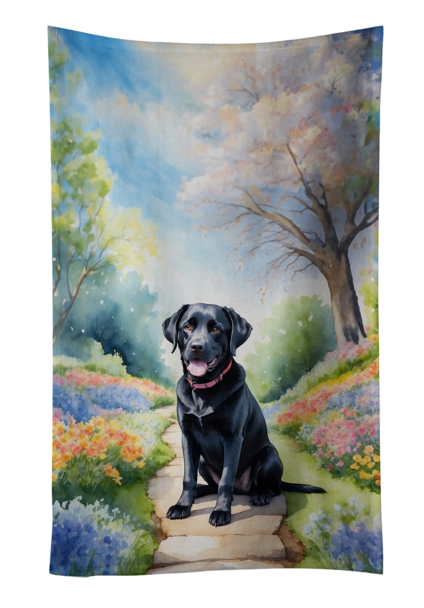 DAC6662KTWL 25 x 15 in. Labrador Retriever Spring Path Kitchen Towel