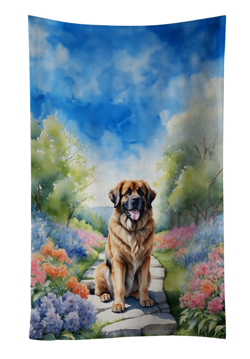 DAC6666KTWL 25 x 15 in. Leonberger Spring Path Kitchen Towel