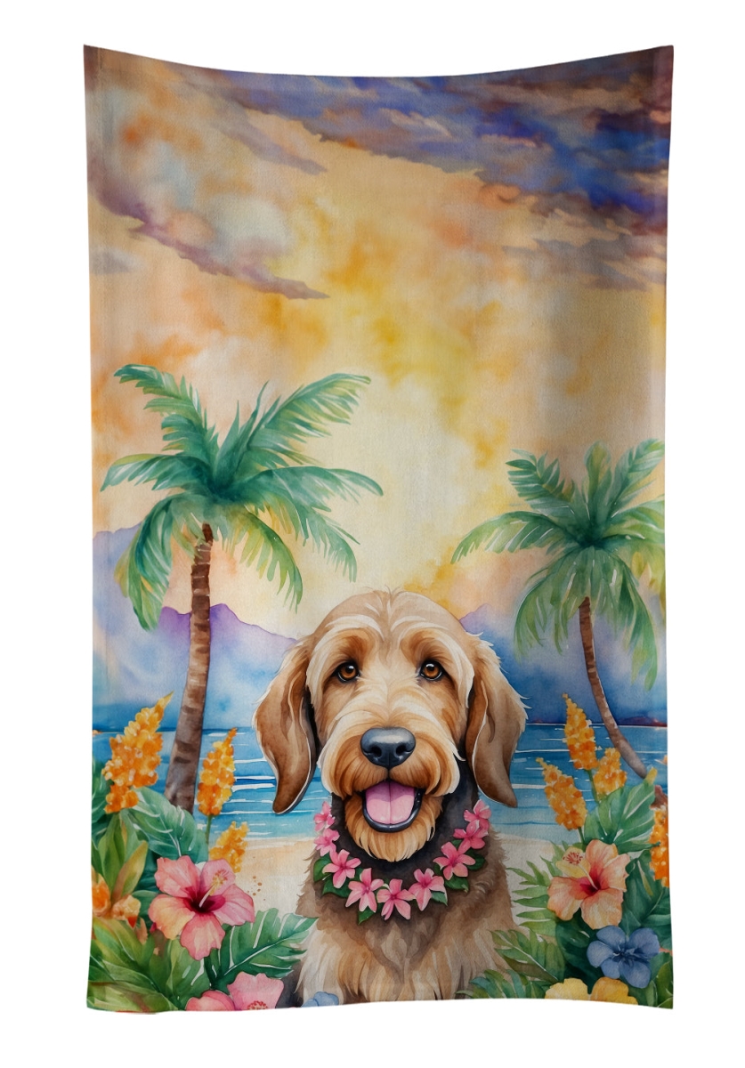 DAC6485KTWL 25 x 15 in. Otterhound Luau Kitchen Towel