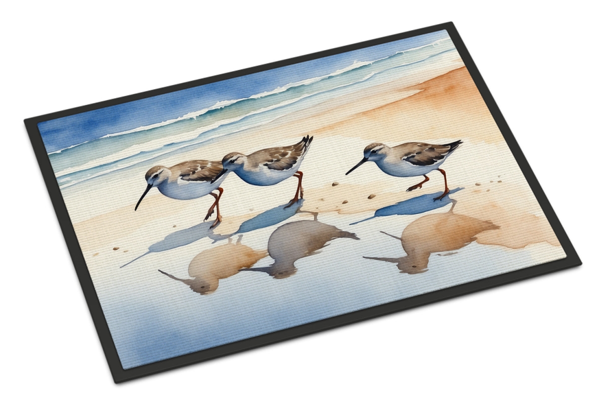 DAC7528JMAT 24 x 36 in. Sandpipers Artwork Doormat