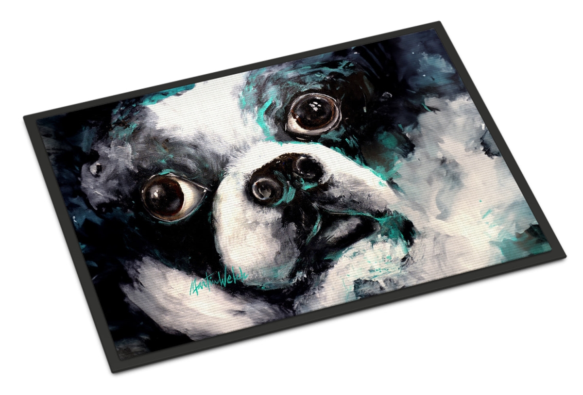 MW2112JMAT 24 x 36 in. Boston Terrier Pretty Please Doormat