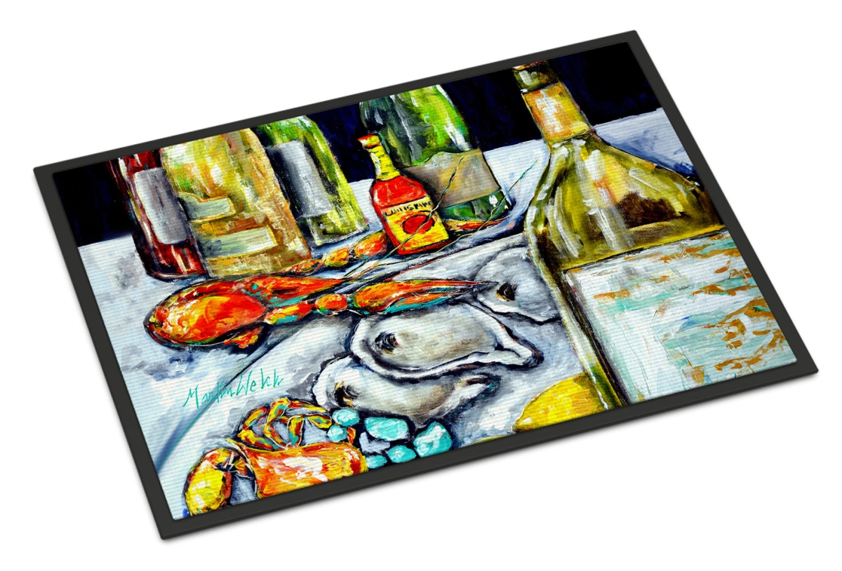MW2128JMAT 24 x 36 in. Sit A Spell Seafood Dinner Doormat
