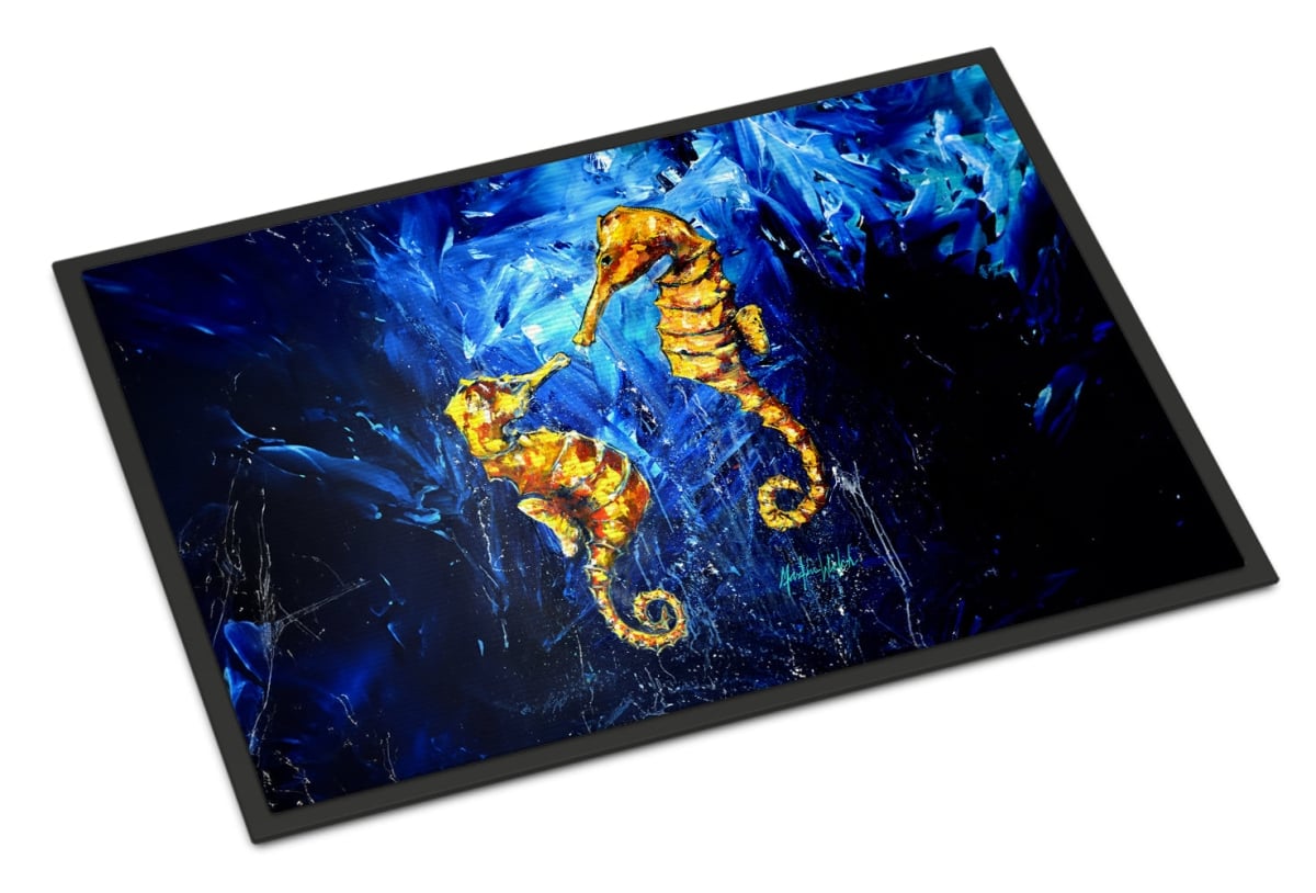 MW2150JMAT 24 x 36 in. Seahorses Two To Tango Doormat