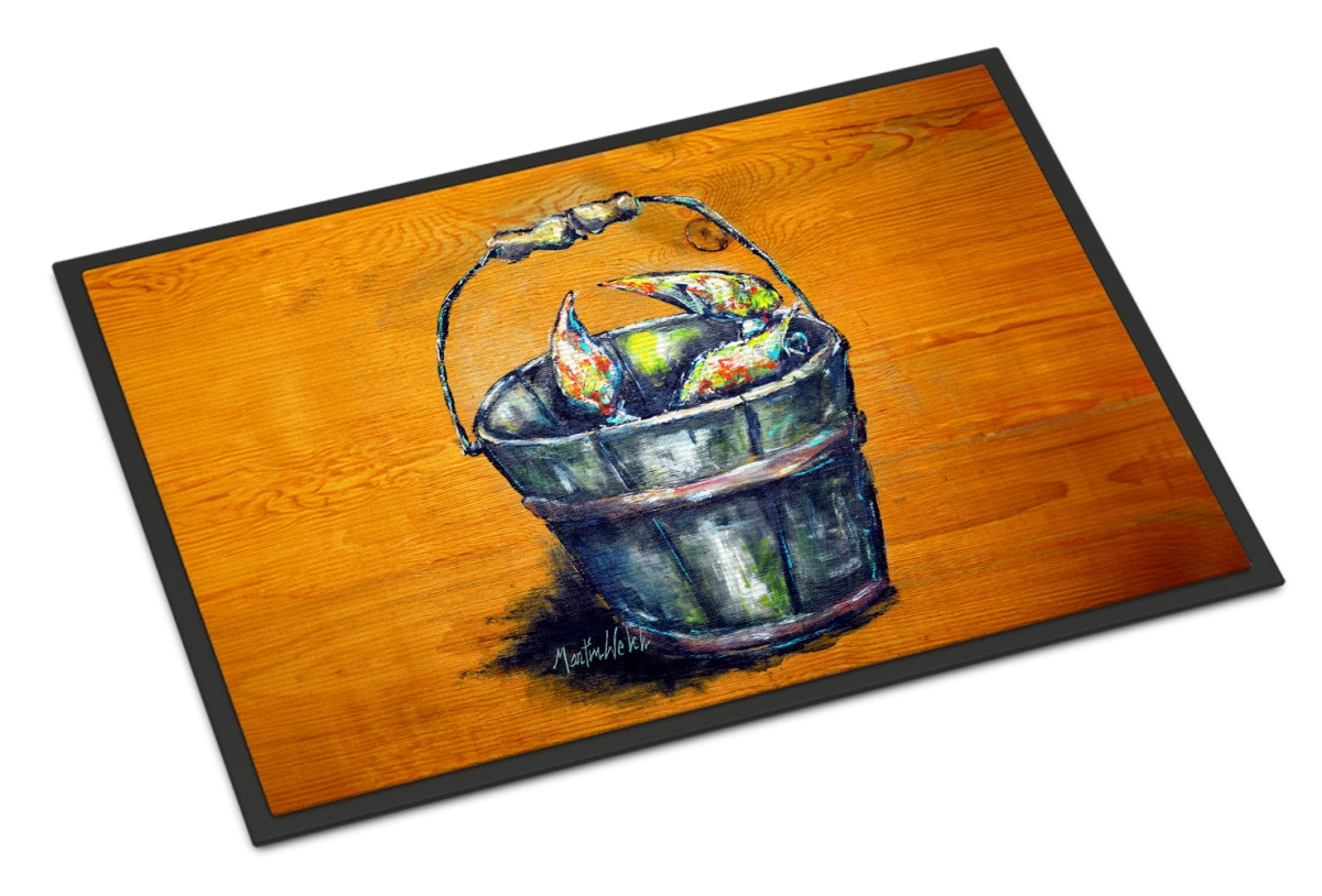 MW2004MAT 18 x 27 in. A Crab Bucket Doormat