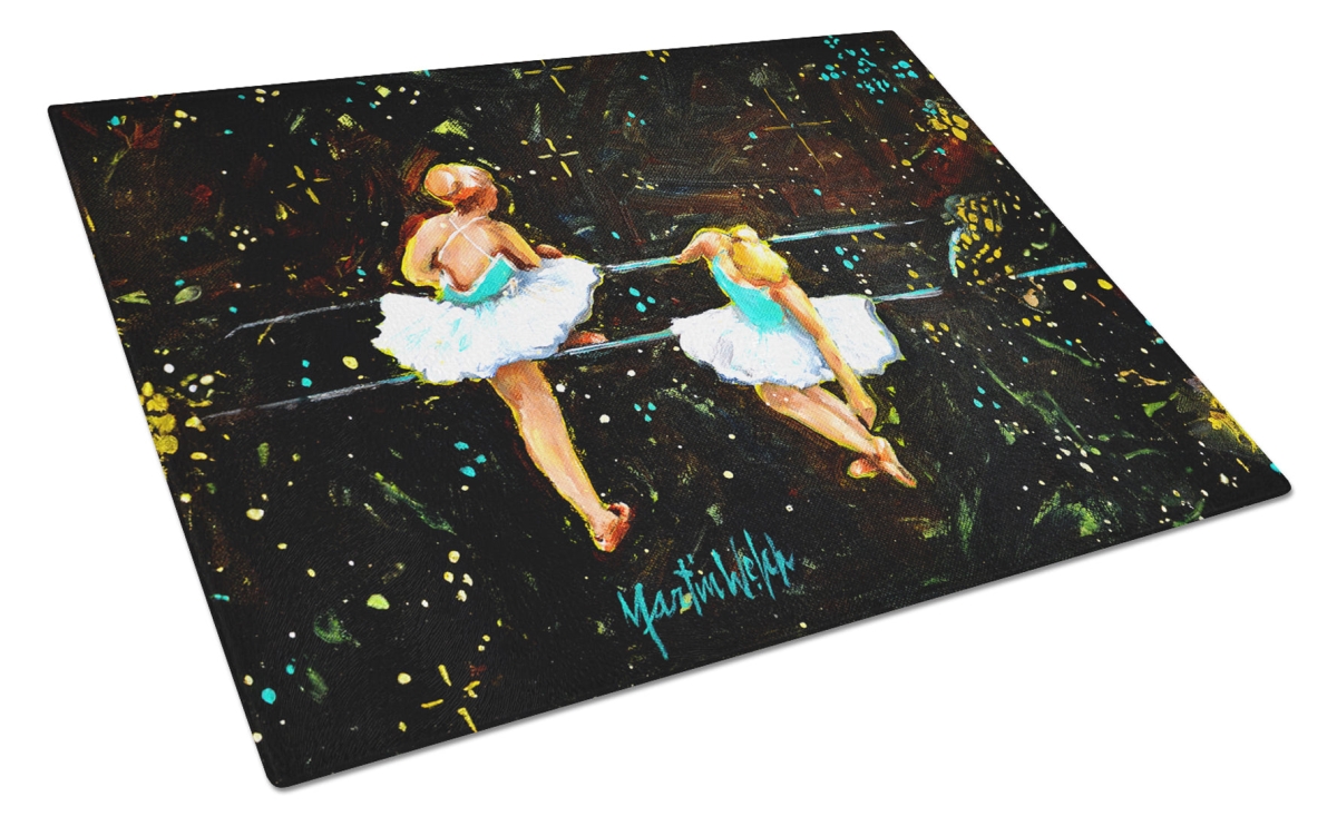 MW2009LCB 15 x 12 in. At Practice Ballet Glass Cutting Board