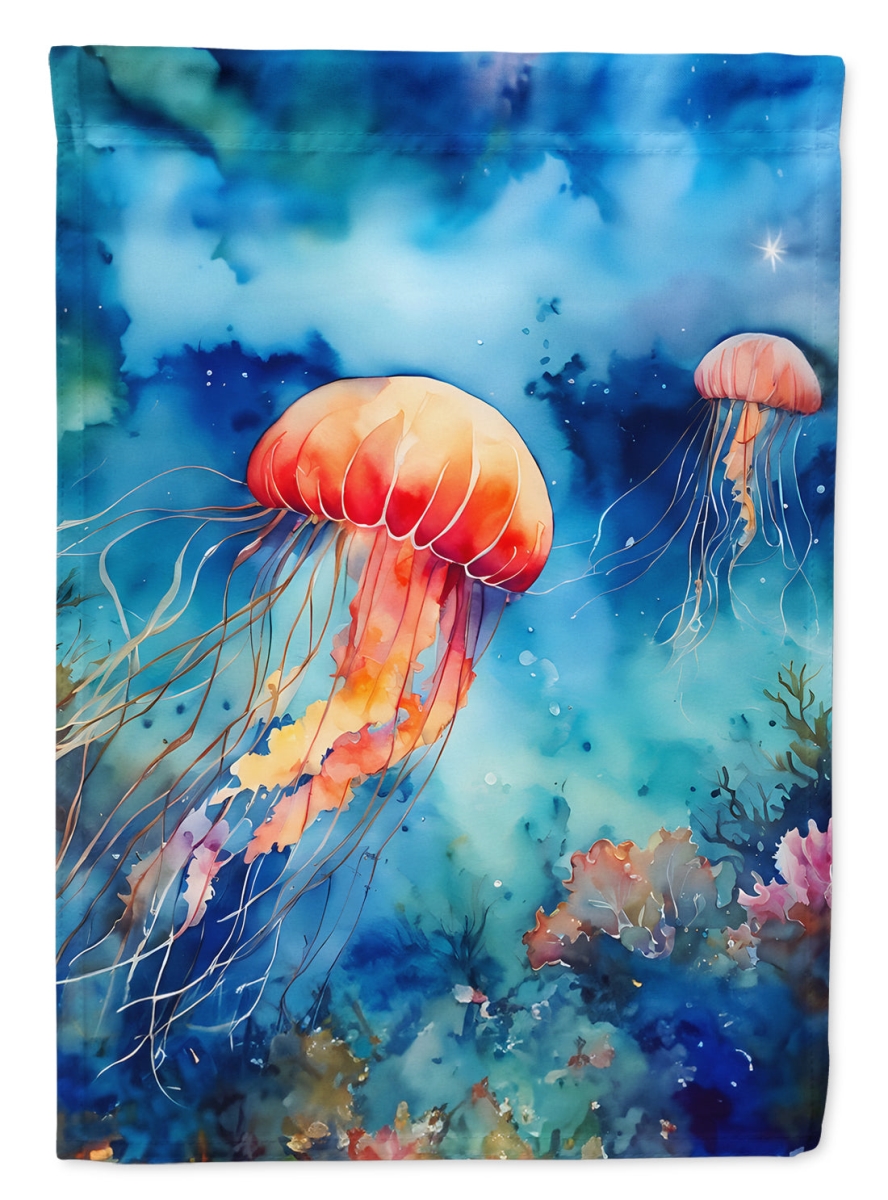 DAC2793CHF 40 x 28 in. Jellyfish House Flag