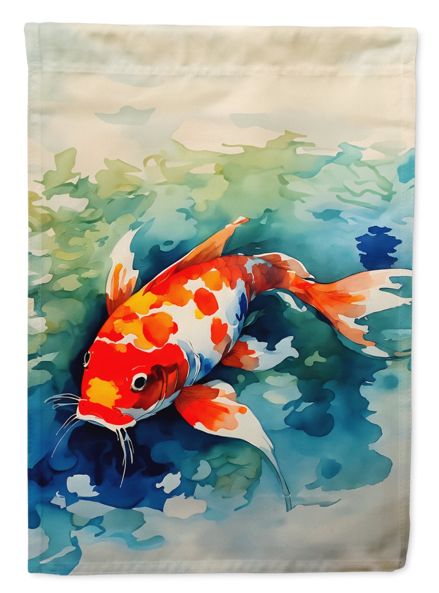 DAC2794CHF 40 x 28 in. Koi Fish House Flag