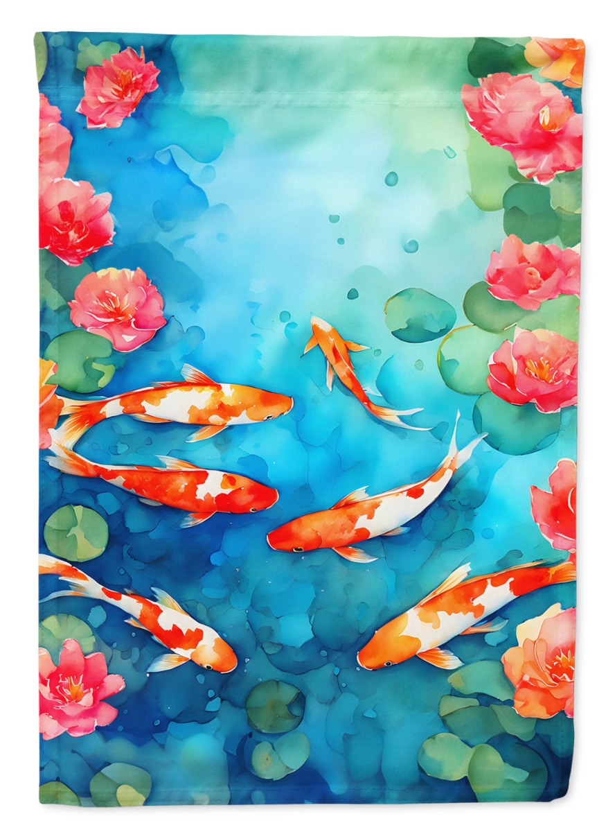 DAC2795CHF 40 x 28 in. Koi Fish House Flag