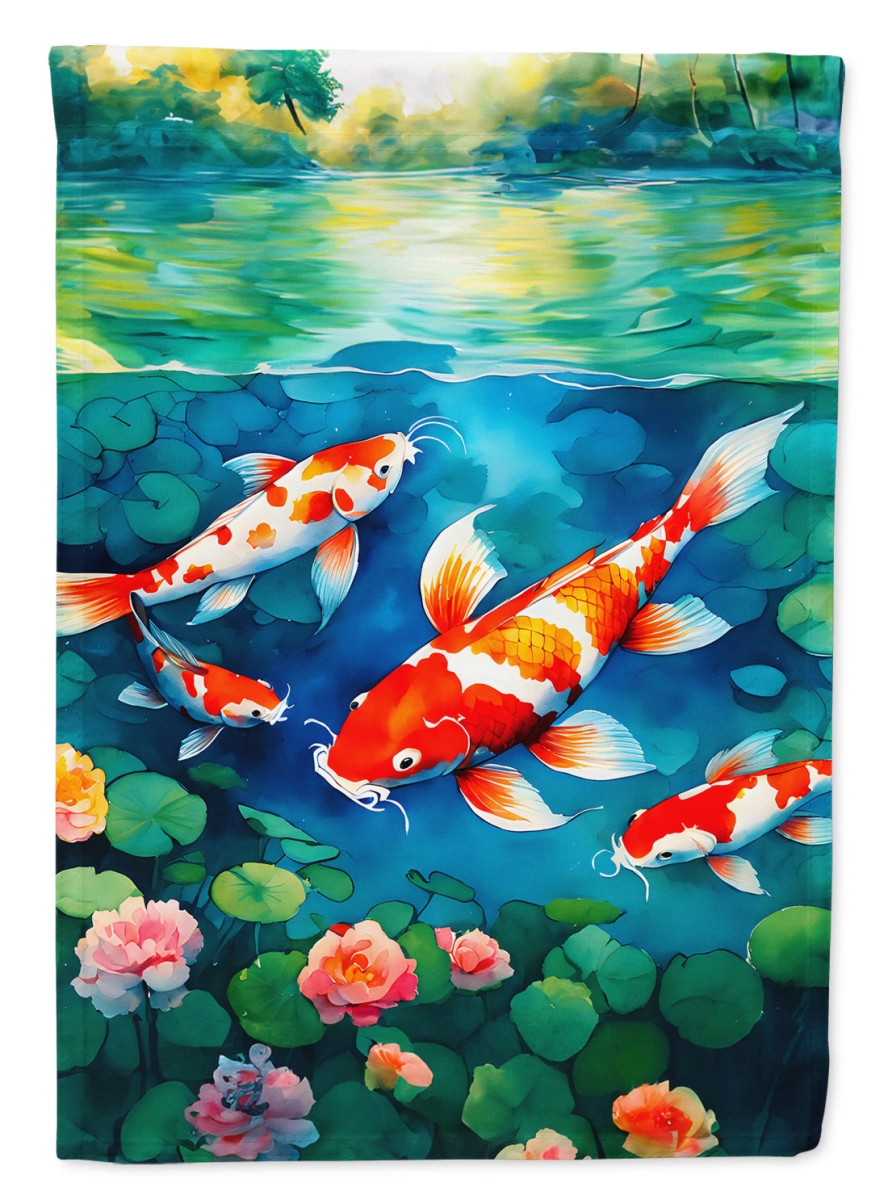 DAC2797CHF 40 x 28 in. Koi Fish House Flag