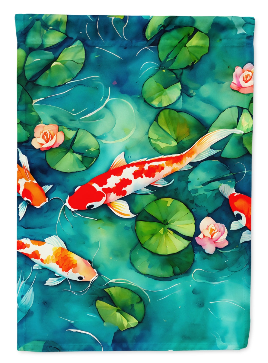 DAC2801CHF 40 x 28 in. Koi Fish House Flag