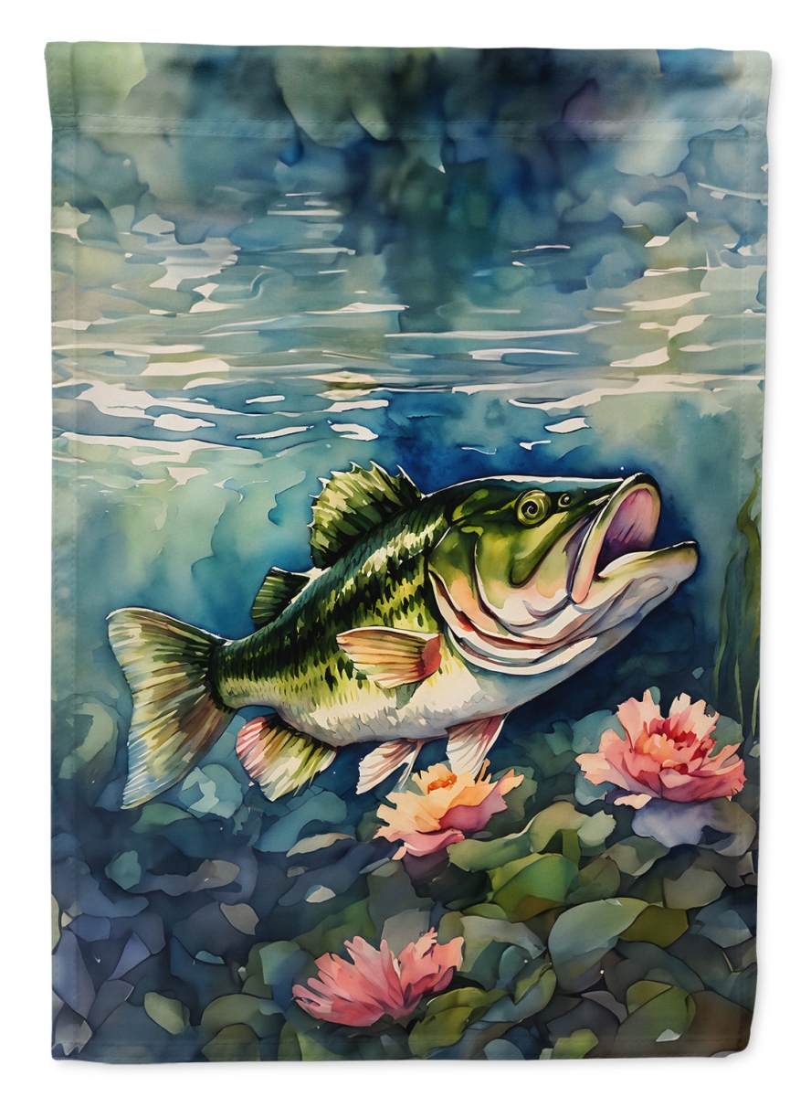 DAC2803CHF 40 x 28 in. Largemouth Bass House Flag