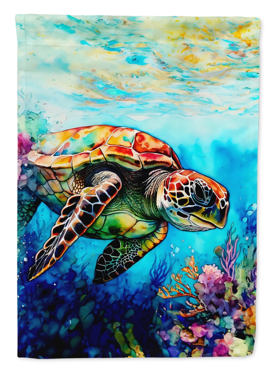 DAC2809CHF 40 x 28 in. Loggerhead Sea Turtle House Flag