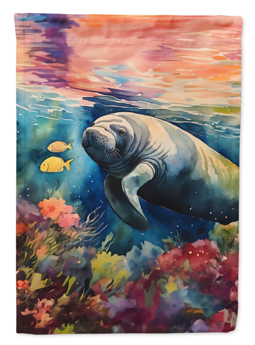 DAC2813CHF 40 x 28 in. Manatee House Flag