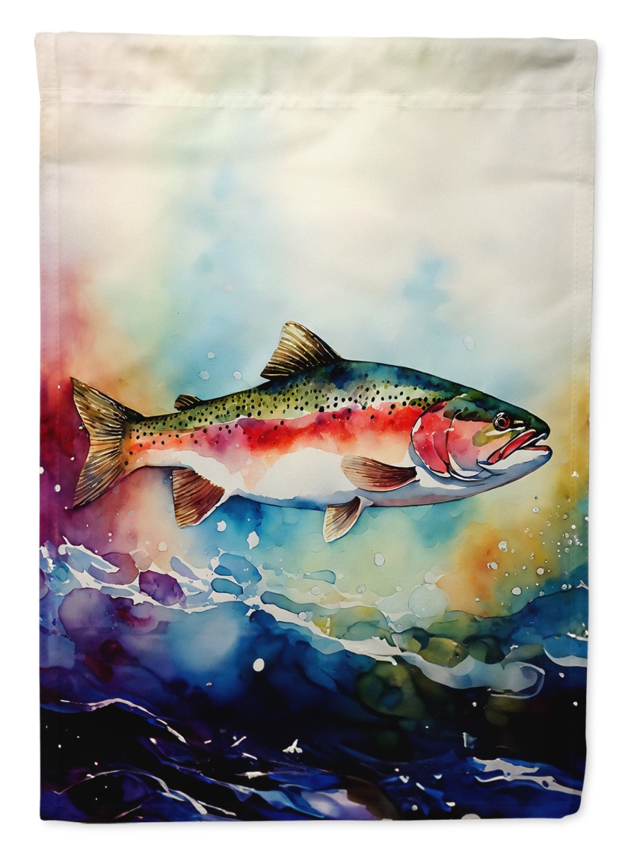 DAC2815CHF 40 x 28 in. Rainbow Trout House Flag