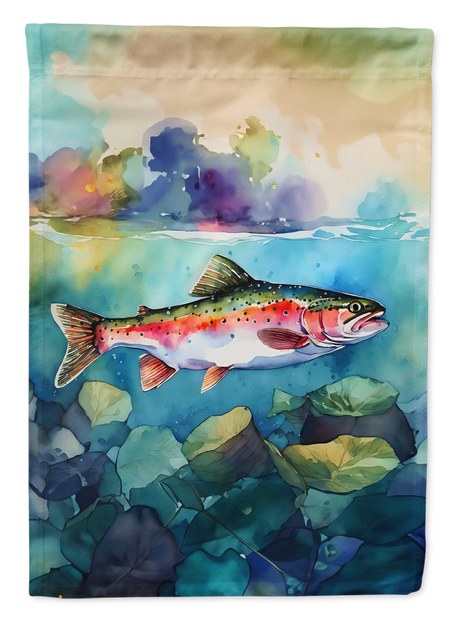 DAC2816CHF 40 x 28 in. Rainbow Trout House Flag