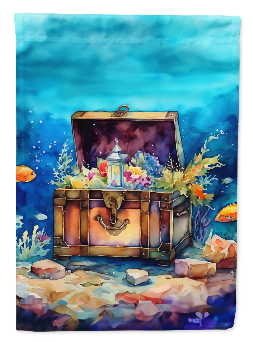 DAC2835CHF 40 x 28 in. Treasure Chest House Flag