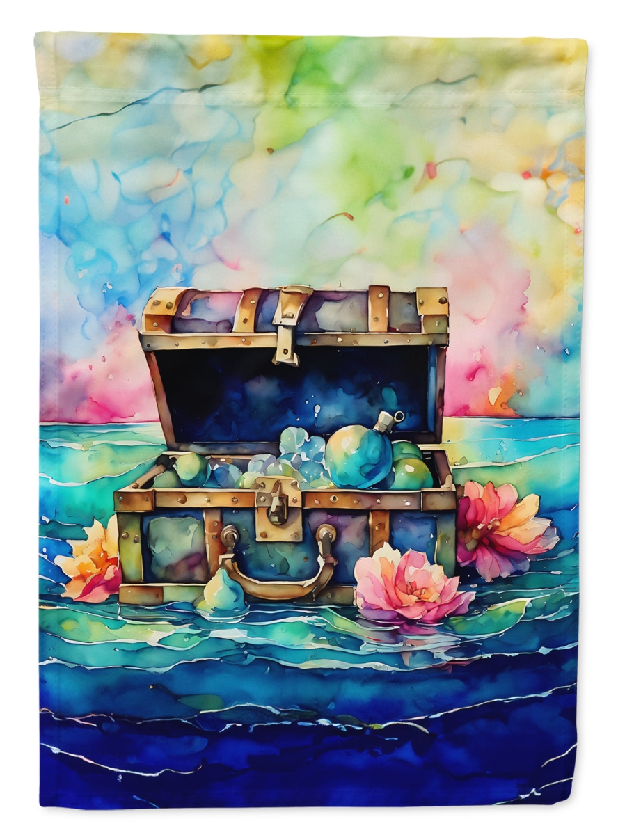 DAC2836CHF 40 x 28 in. Treasure Chest House Flag