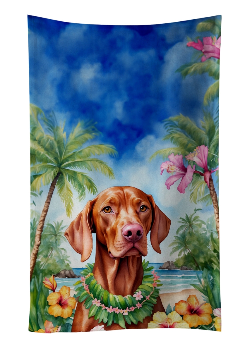 DAC6530KTWL 25 x 15 in. Vizsla Luau Kitchen Towel