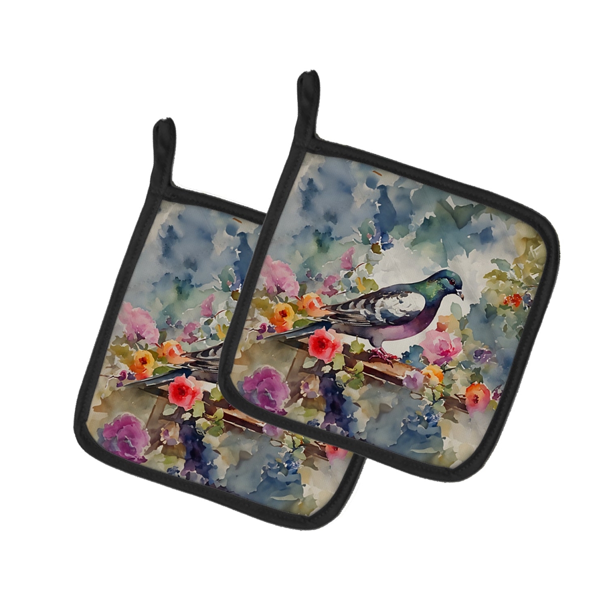 DAC3260PTHD 7.5 x 7.5 in. Pigeon Pot Holders - Set of 2