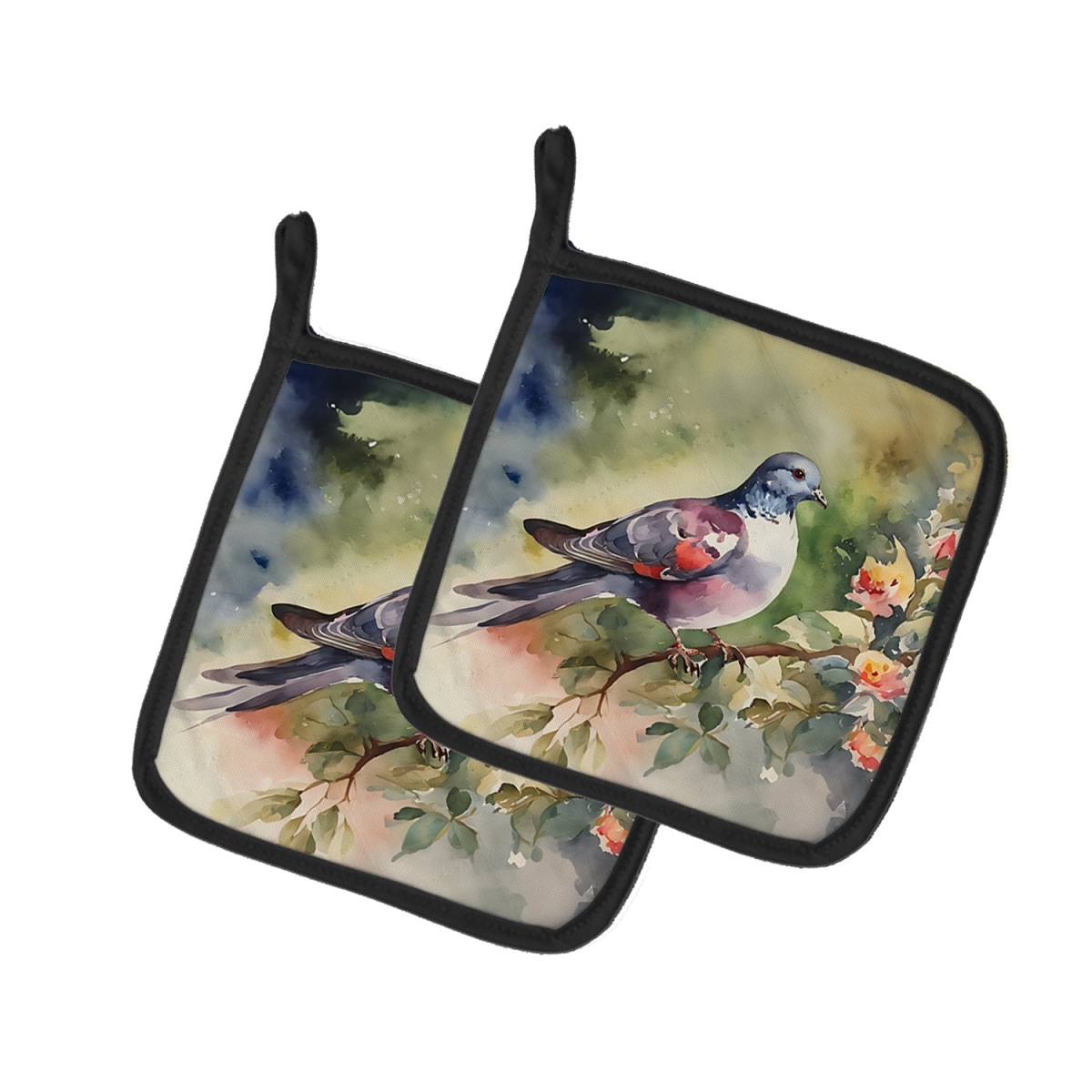 DAC3261PTHD 7.5 x 7.5 in. Pigeon Pot Holders - Set of 2