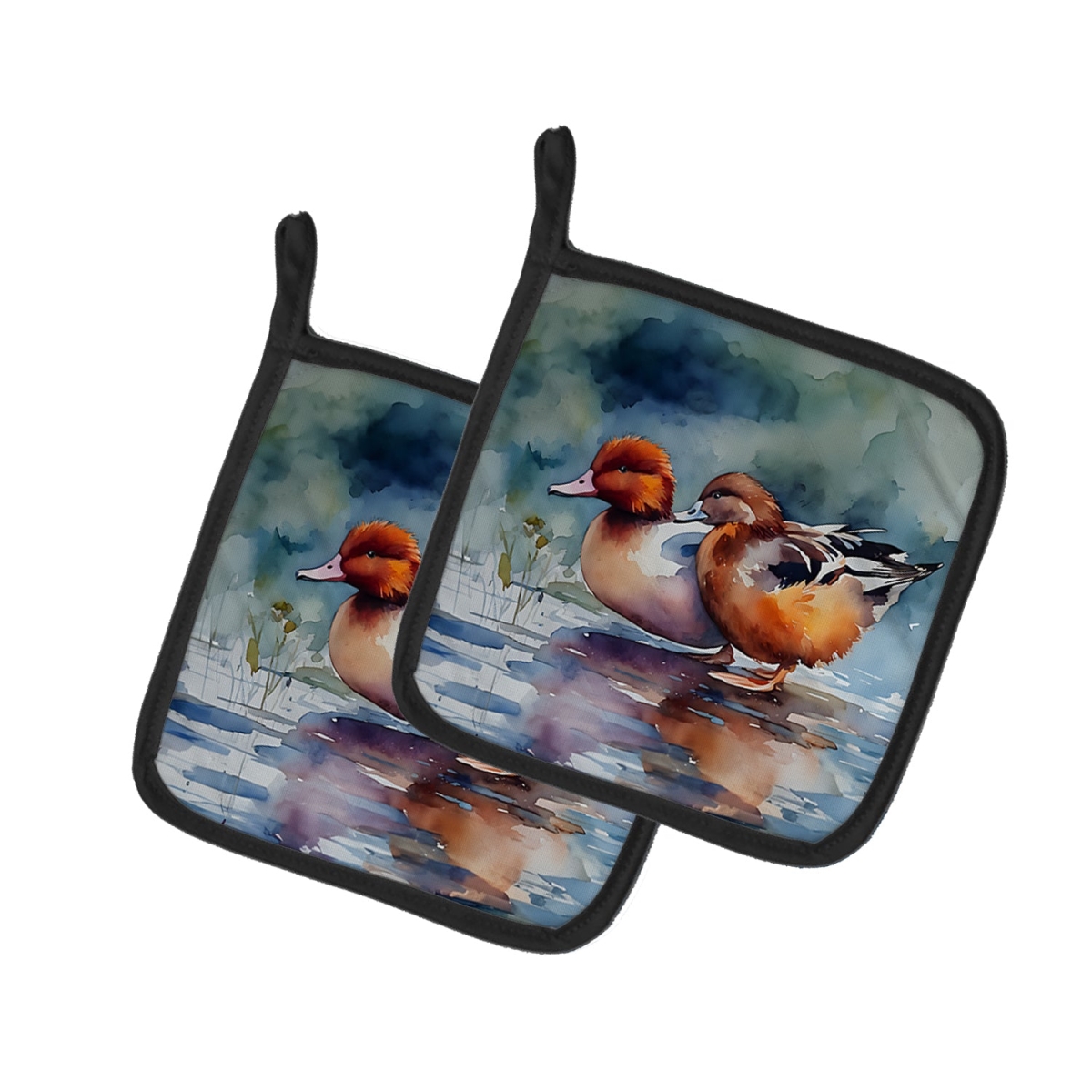 DAC3264PTHD 7.5 x 7.5 in. Redhead Duck Pot Holders - Set of 2