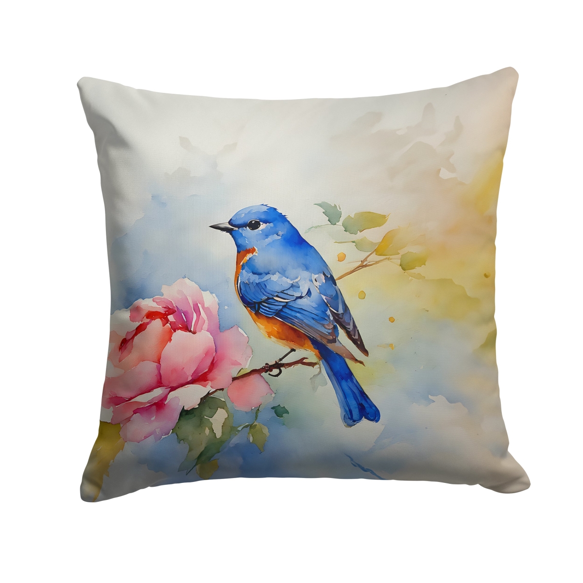 DAC3188PW1414 14 x 14 in. Bluebird Throw Pillow
