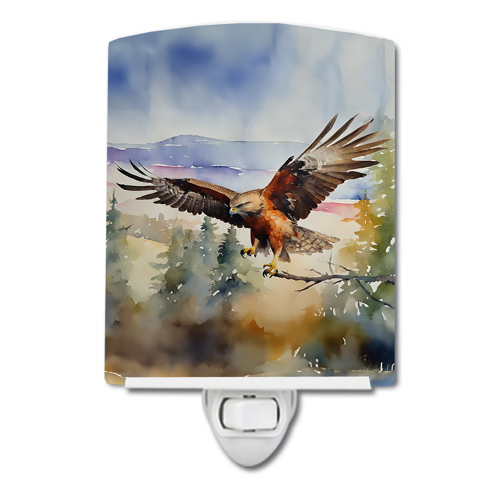 DAC3233CNL 6 x 4 in. Hawk Ceramic Night Light