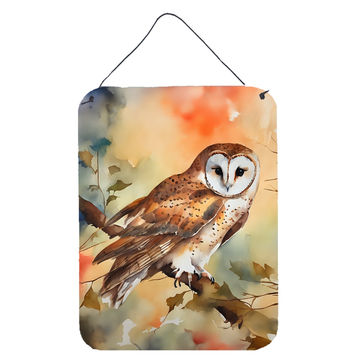DAC3182DS1216 16 x 12 in. Barn Owl Wall or Door Hanging Prints