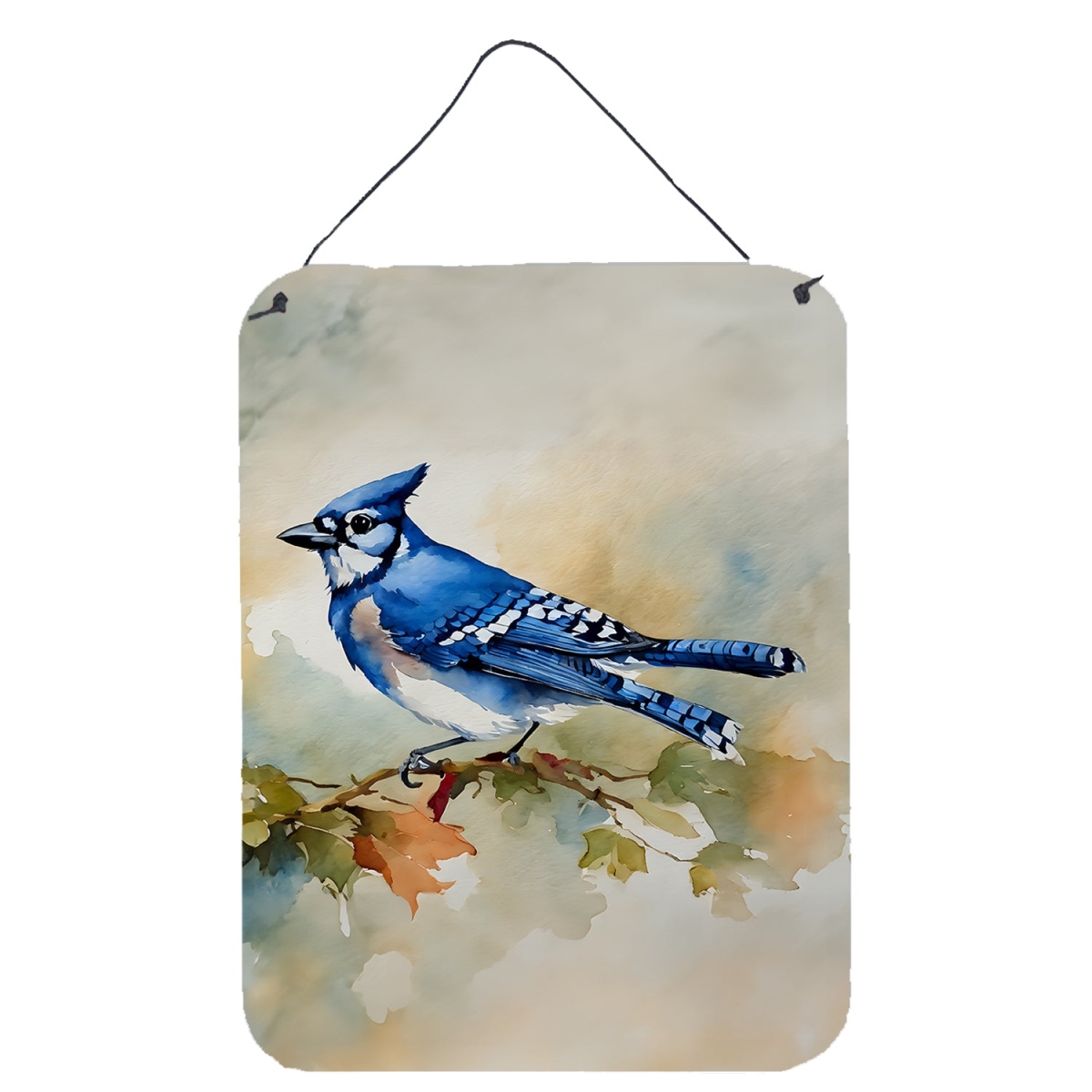 DAC3184DS1216 16 x 12 in. Blue Jay Wall or Door Hanging Prints