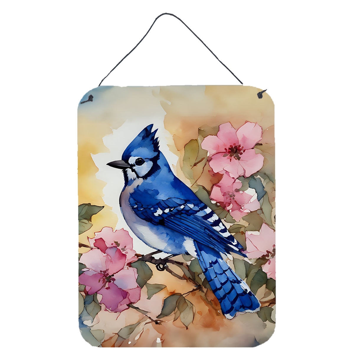 DAC3185DS1216 16 x 12 in. Blue Jay Wall or Door Hanging Prints