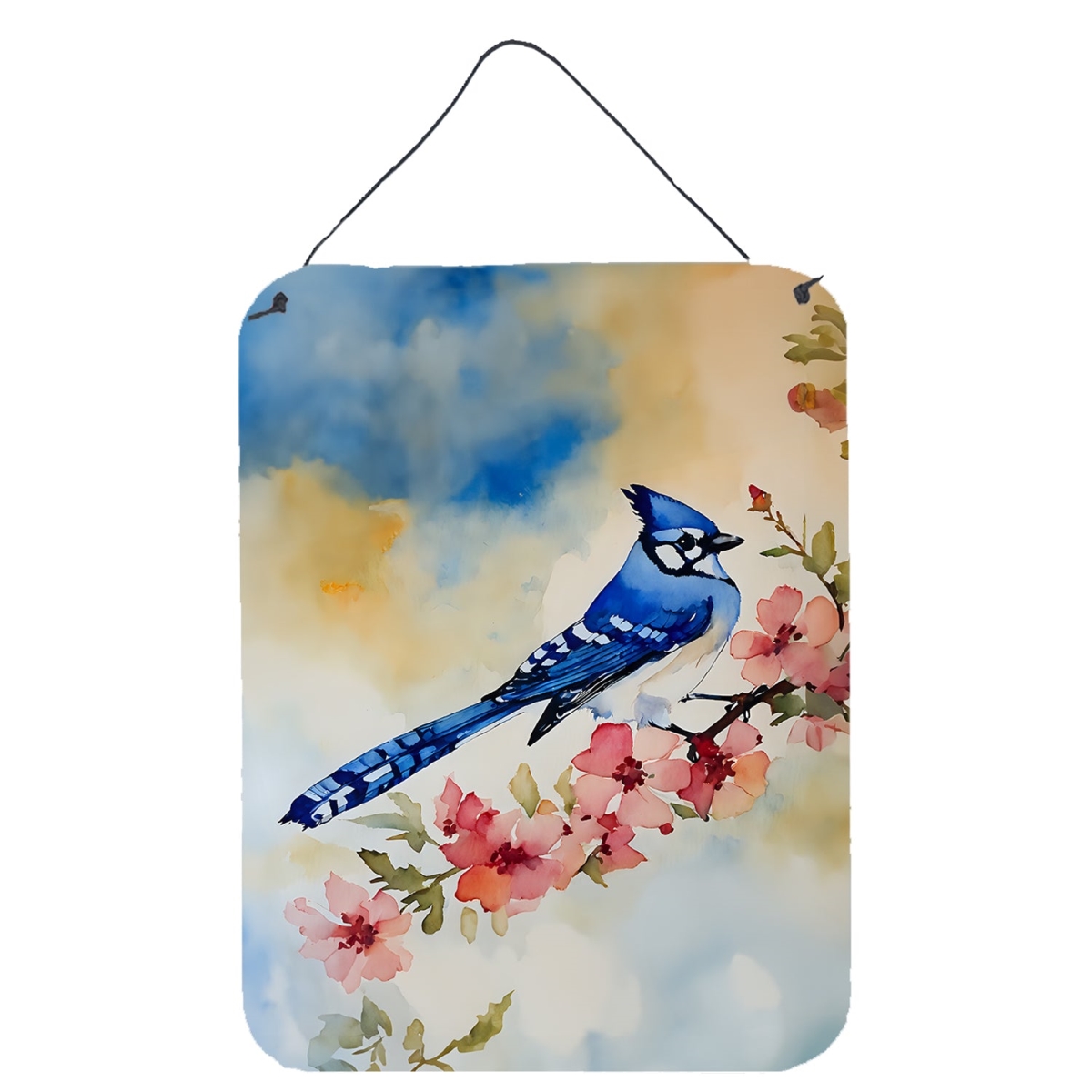 DAC3187DS1216 16 x 12 in. Blue Jay Wall or Door Hanging Prints