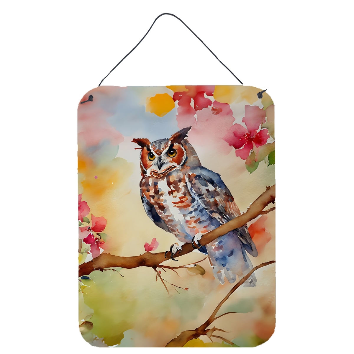 DAC3219DS1216 16 x 12 in. Eastern Screech Owl Wall or Door Hanging Prints