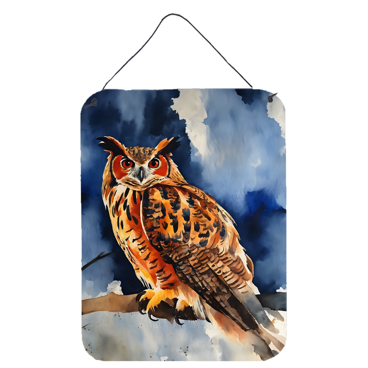 DAC3222DS1216 16 x 12 in. Eurasian Eagle Owl Wall or Door Hanging Prints