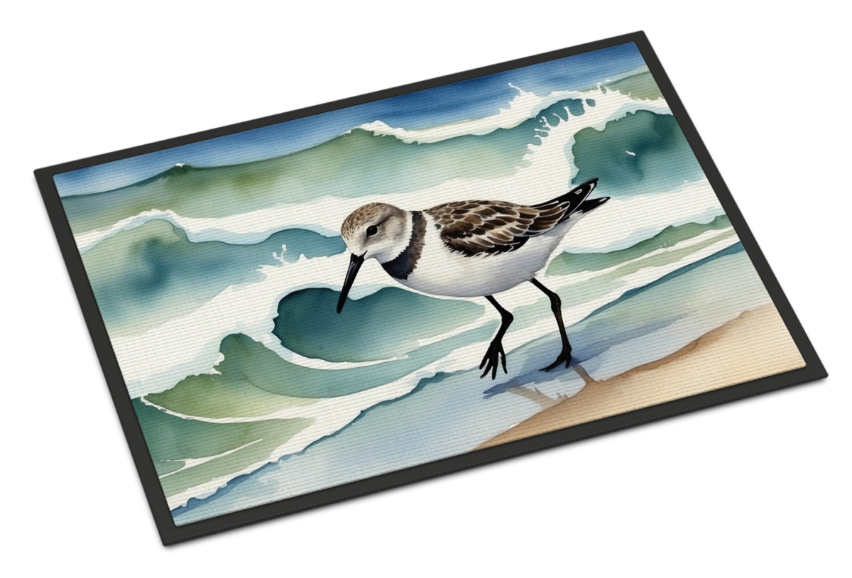 DAC7525MAT 18 x 27 in. Sanderling Racing the Tide Doormat