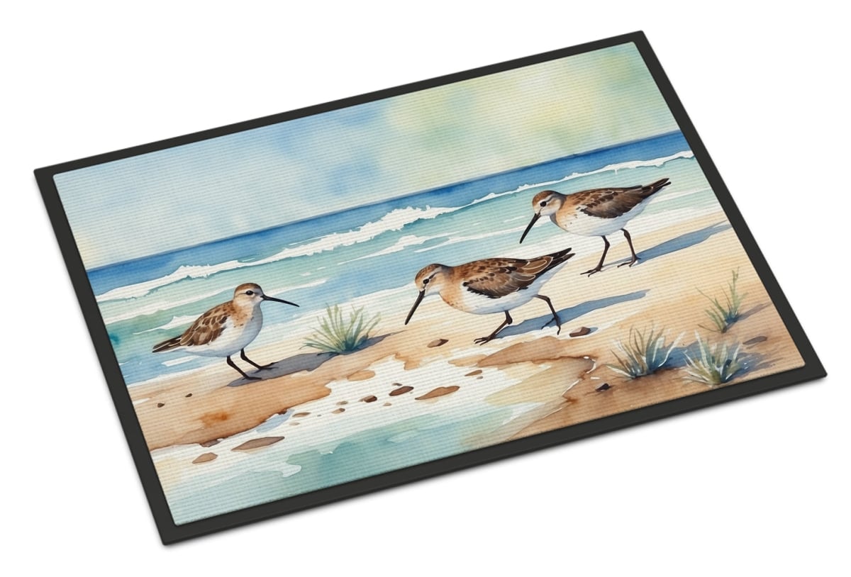 DAC7526MAT 18 x 27 in. Sandpipers Hunting Doormat