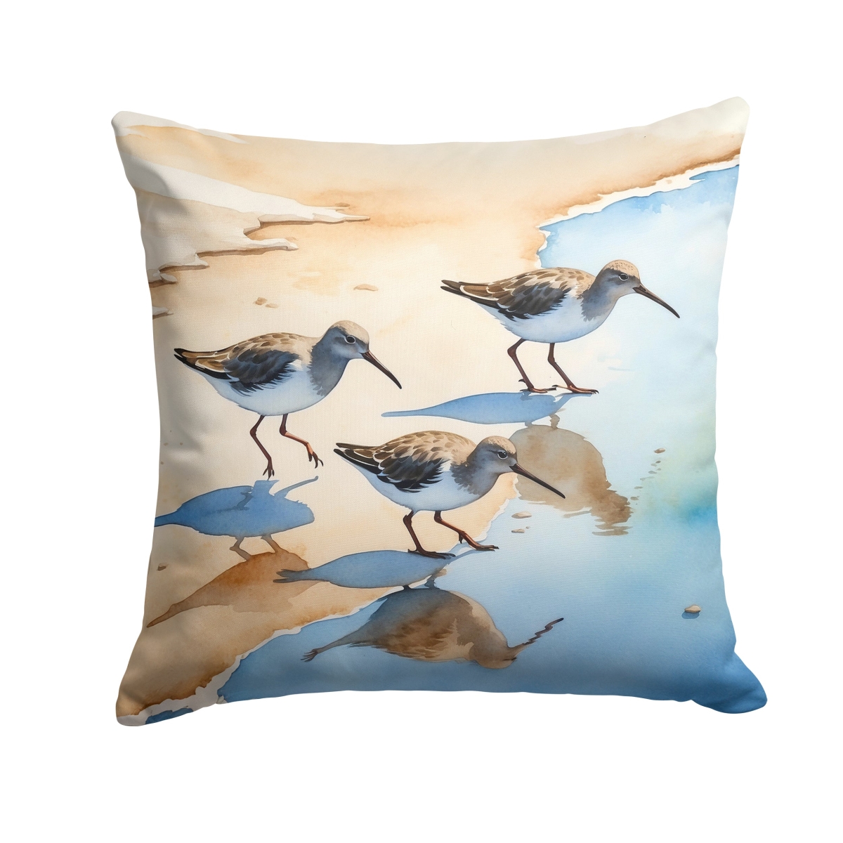 DAC7527PW1818 18 x 18 in. Sandpipers Throw Pillow
