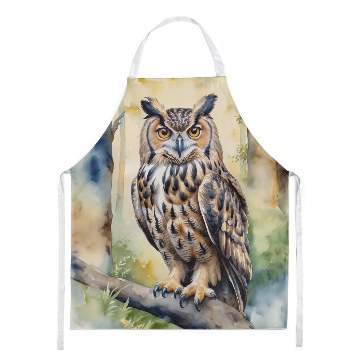 DAC7458APRON 30 x 27 in. Eurasian Eagle Owl Apron