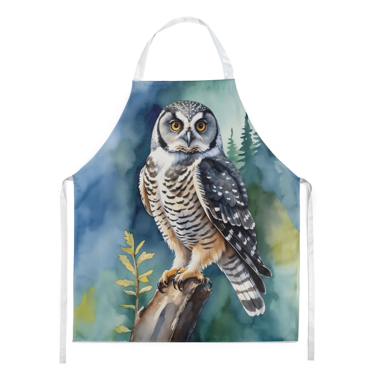 Picture of Carolines Treasures DAC7462APRON 30 x 27 in. Northern Hawk Owl Apron