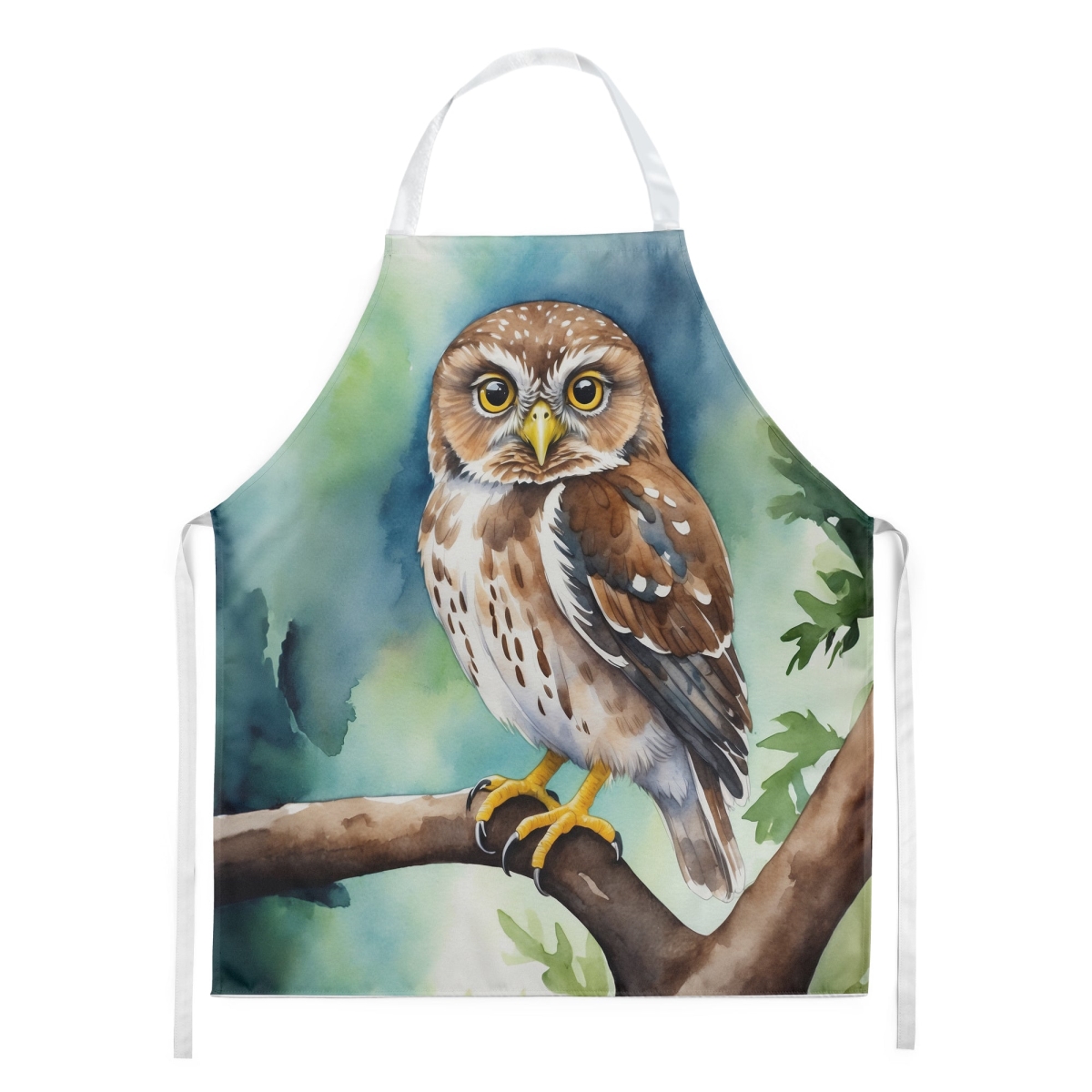 Picture of Carolines Treasures DAC7463APRON 30 x 27 in. Northern Pygmy Owl Apron
