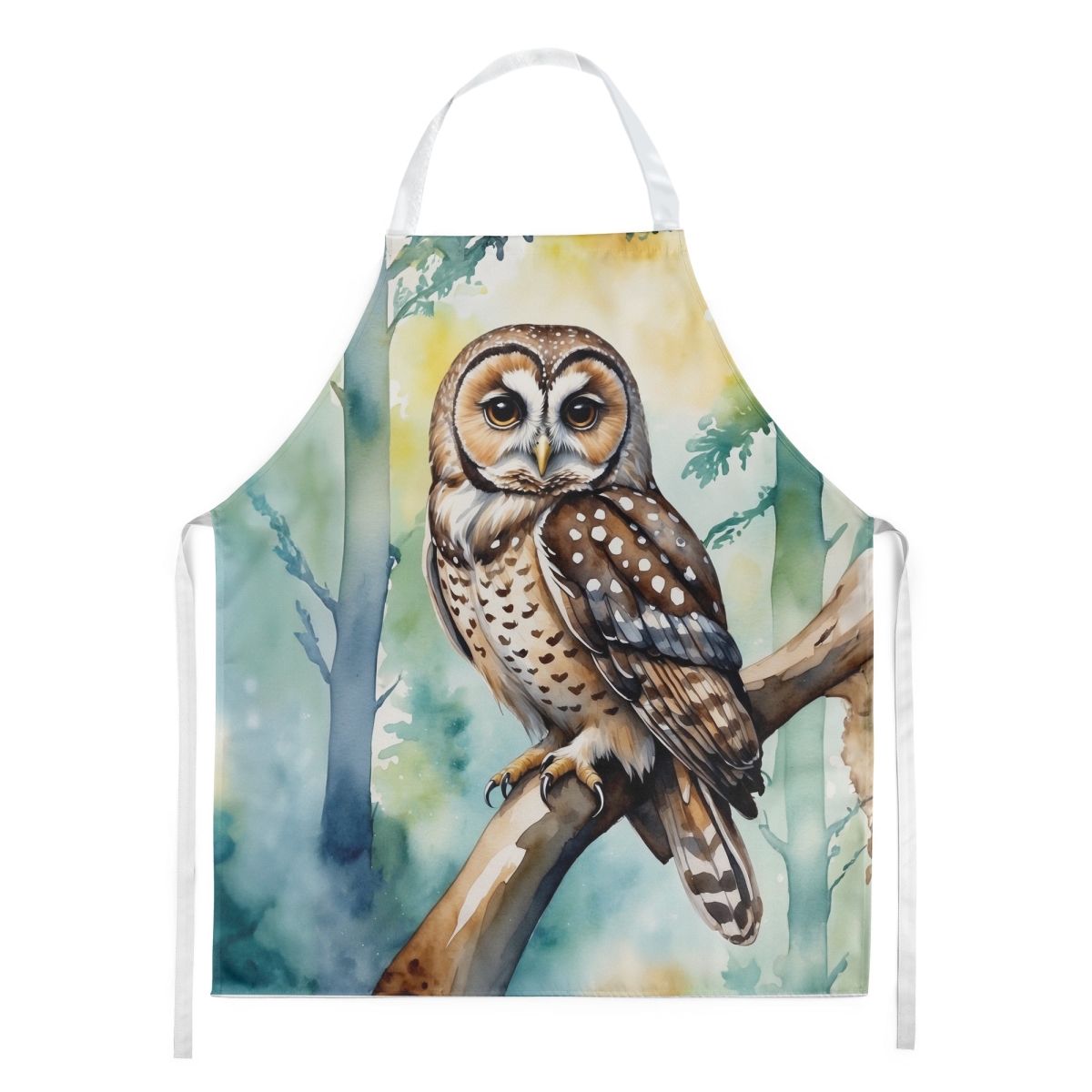 Picture of Carolines Treasures DAC7465APRON 30 x 27 in. Spotted Owl Apron