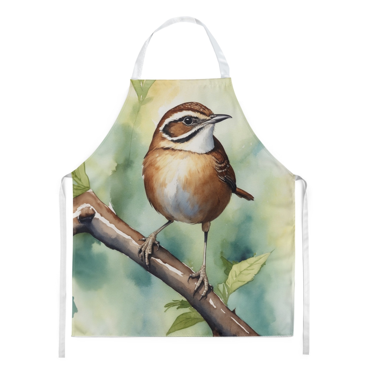 Picture of Carolines Treasures DAC7480APRON 30 x 27 in. South Carolina Wren Apron