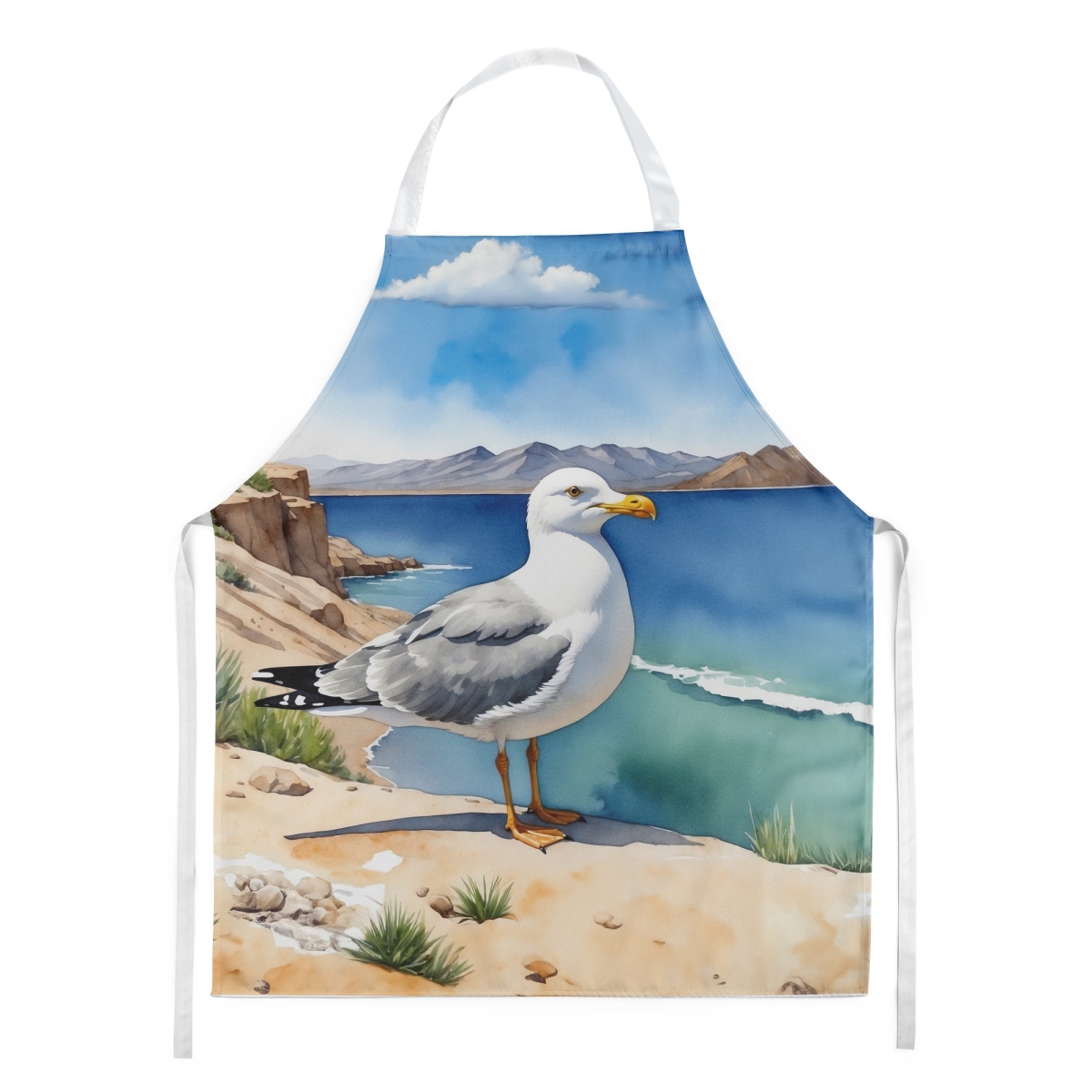 Picture of Carolines Treasures DAC7485APRON 30 x 27 in. Utah California Gull Apron