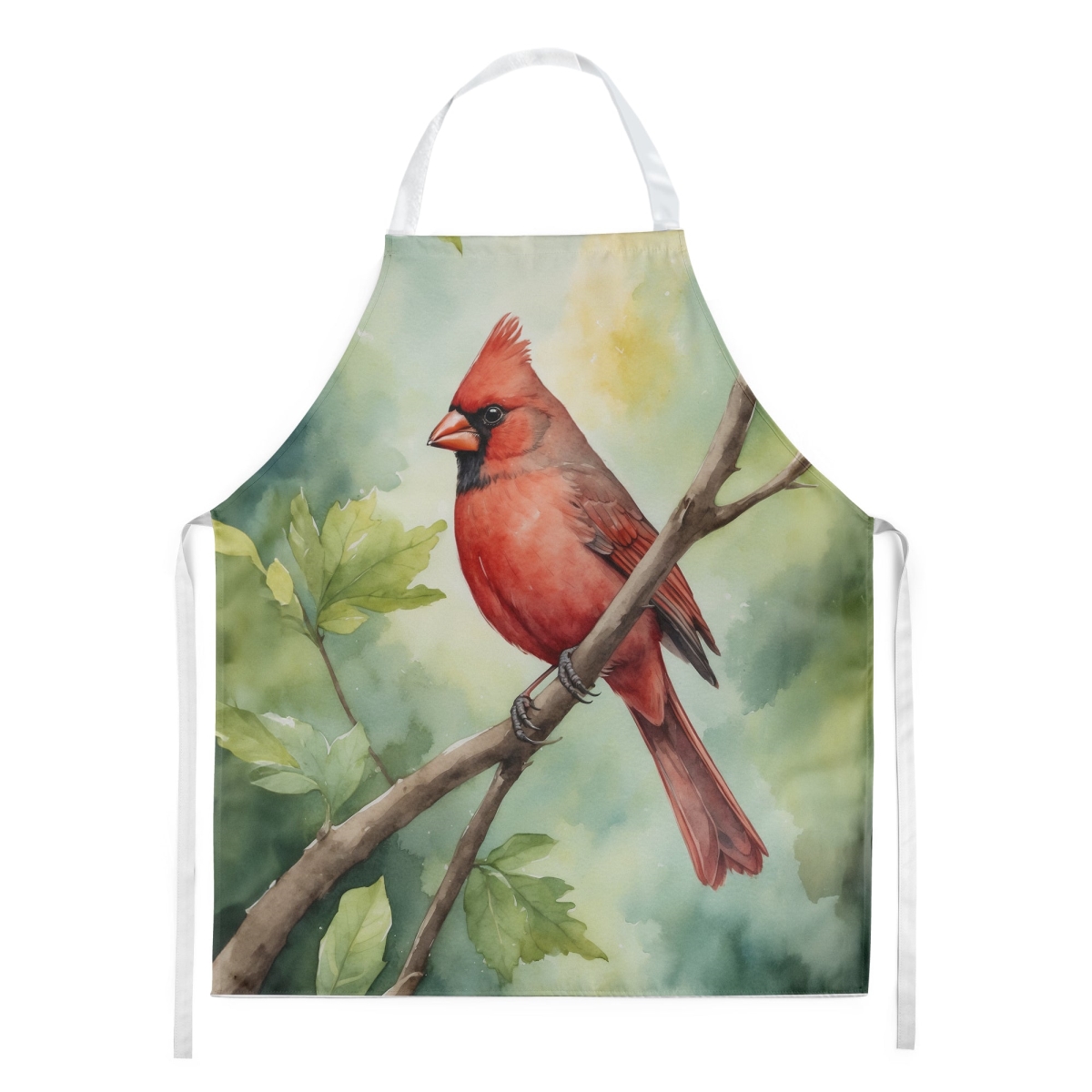 Picture of Carolines Treasures DAC7487APRON 30 x 27 in. West Virginia Northern Cardinal Apron