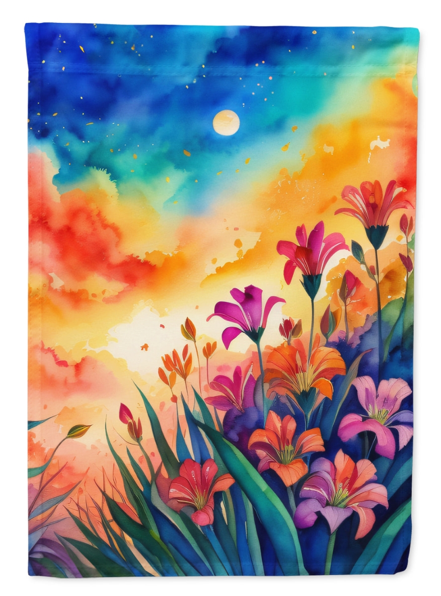 Alstroemerias in Color House Flag - Multicolor - 40 x 28 in. - Heavy Duty Polyester