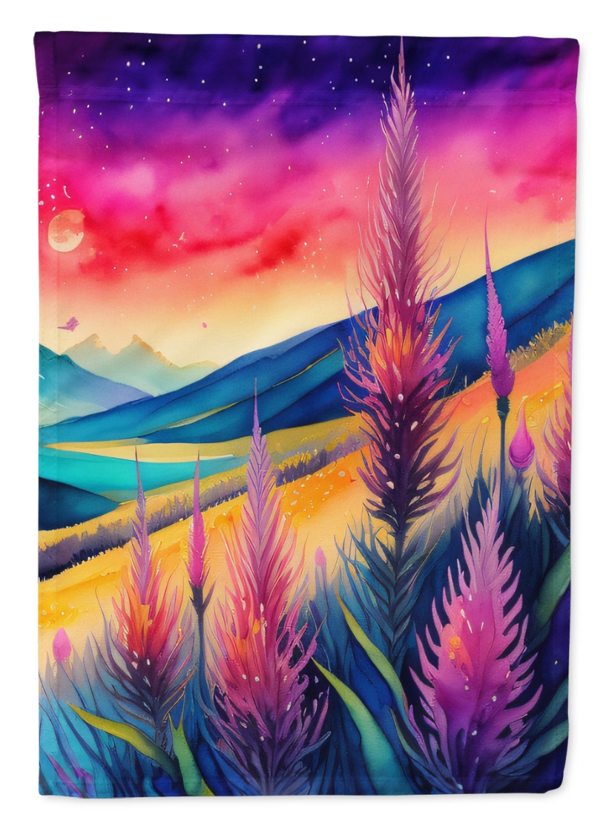 Liatris in Color House Flag - Multi-Color - 40 x 28 in. - Durable Polyester